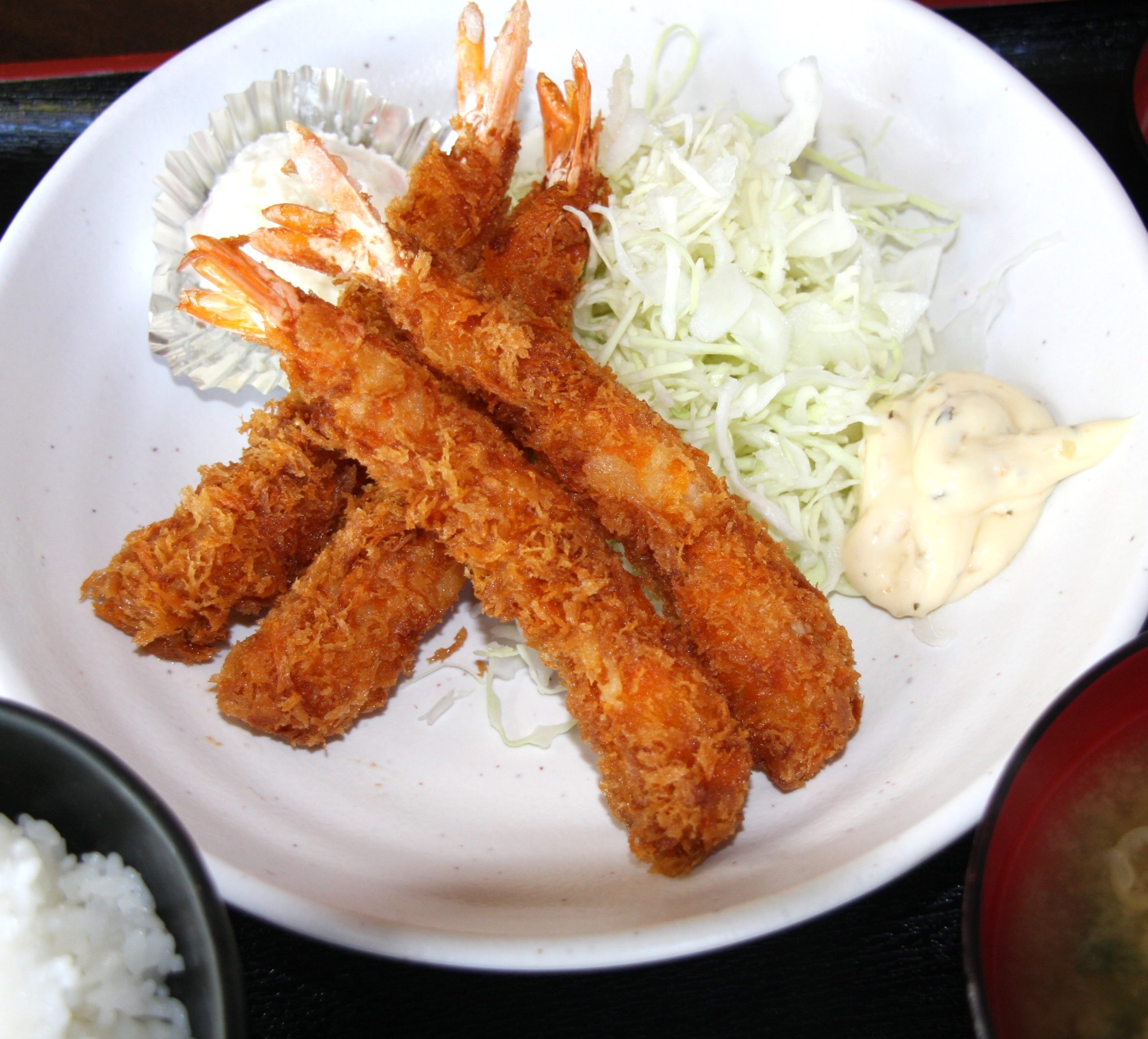 エビフライ定食